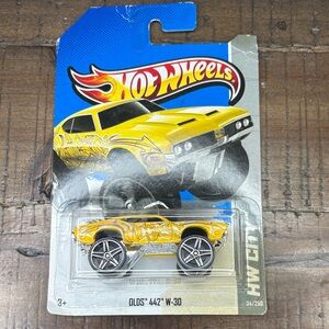 2012 Mattel Hot Wheels Yellow Olds 442 W-30 Toy Car Bundle 2/$15